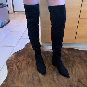 Karl Langerfield over-the-knee boots.  Size 8